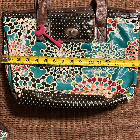 Fossil Key-Per Shoulder Bag with Matching Zip Around Wallet - Picture 7 of 9